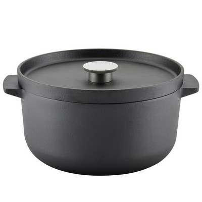 KitchenAid 6 Qt. Pre-Seasoned Cast Iron Round Dutch Oven