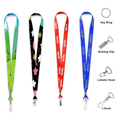 Lanyard With Metal Crimp And Optional Clamp