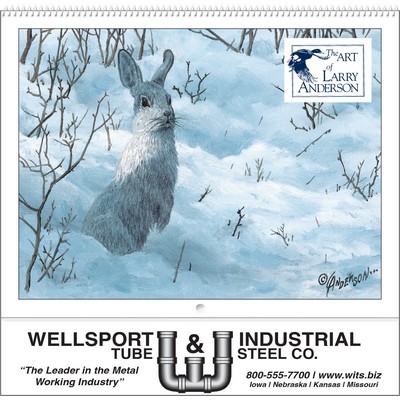 Larry Anderson Wildlife 12 Subject Appointment Calendar