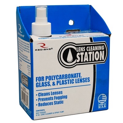 Radians® Lens Cleaning Station 8 Oz. Solution (600 Wipes)