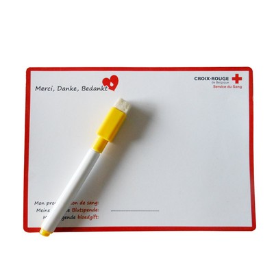 Memo Magnet with Pen