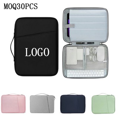 13 4/5" Nylon Tablet Sleeve Carrying Case Padded Protective Travel Bag w/Handle