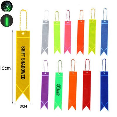 Reflective Safety Keychain Tags