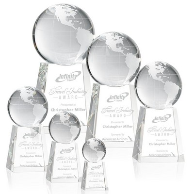 Globe Award on Tall Base