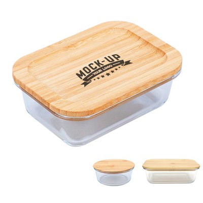 Bamboo - Lid Food Containers