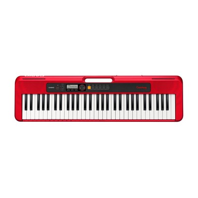 Casiotone 61 Key Portable Keyboard Red