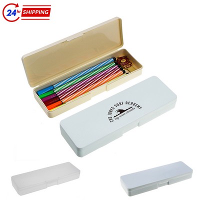 Simple Plastic Pencil Case