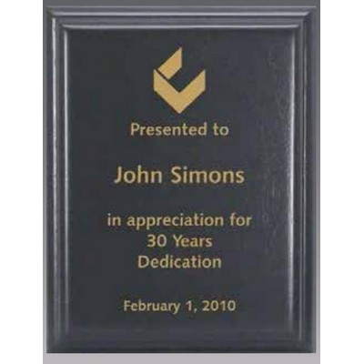 Classic Walnut-Black Plaque - 13" x 17"