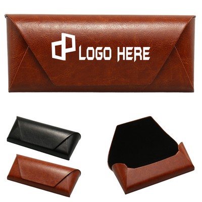 Pu Leather Eyeglass Case W/ Lining