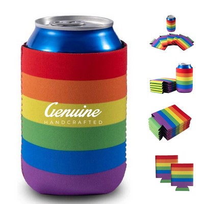Reusable Rainbow Cooler Sleeve