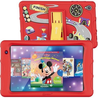 Contixo K81 Red 8-Inch Kids Educational Tablet - 4GB + 64GB