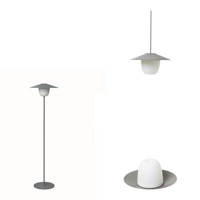 Blomus Ani Mobile 3 In 1 Rechargeable Led Floor Lamp - Satelite Gray