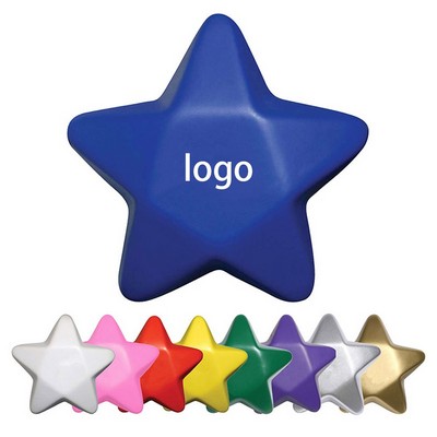PU Five Pointed Star Stress Relief Toy Ball