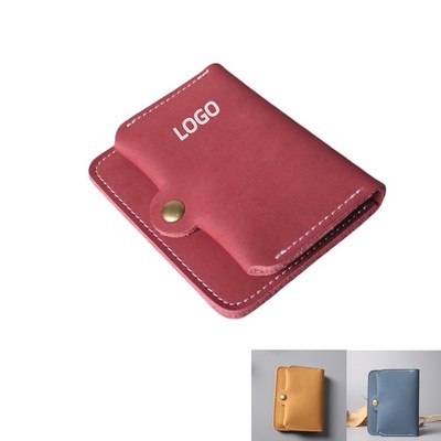 Handcrafted Cowhide Leather Coin Purse