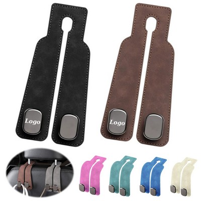 Leather Headrest Hook for Car Seat