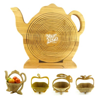 Eco Kettle-Shaped Collapsible Basket