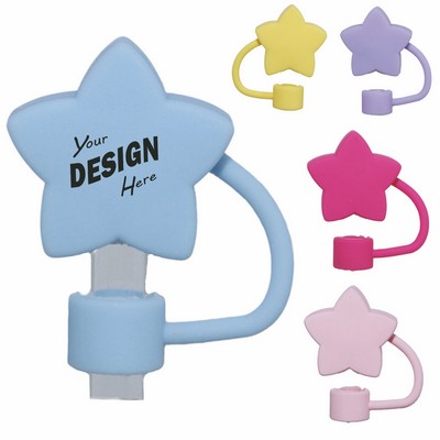 Silicone Dust-Proof Star-Shaped Straw Toppers