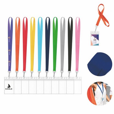 Lanyard with Waterproof ID Card Holder