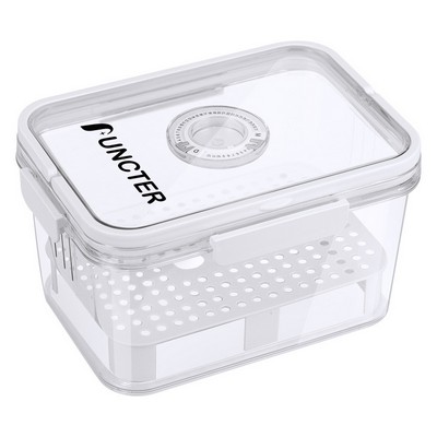Large Portable Large-Capacity Airtight Humidor With Digital Timer
