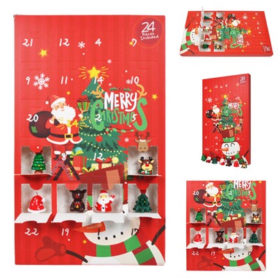 24-Day Countdown Christmas Advent Calendar Gift Box
