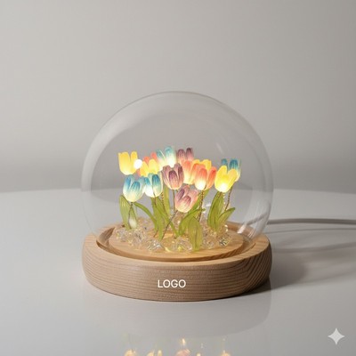 Tulip Night Light Desktop Ambient Decoration