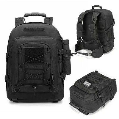 Outdoor Waterproof Tactical Backpack 50L Hiking Travel Pack with Multiple Compartments