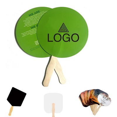 Wooden Paper Hand Fan