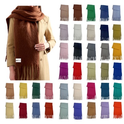 Faux Mohair Scarf