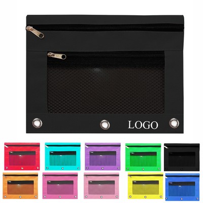 3 Ring Pencil Pouch