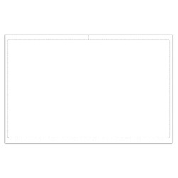 Exterior Tabloid Size Laser Window Sticker