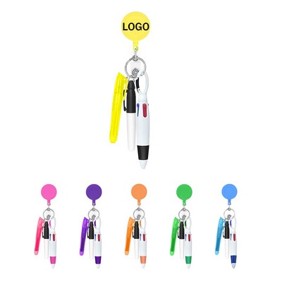 Retractable Nurse Pen With Badge