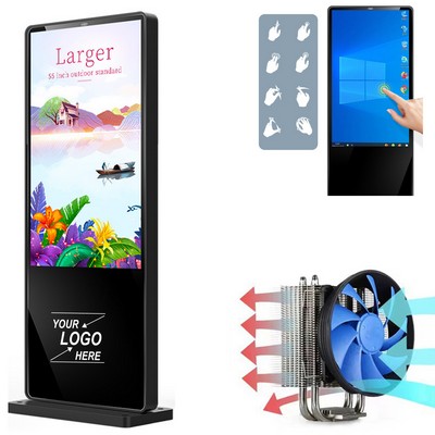 43" outdoor Digital Signage Touchscreen Kiosk