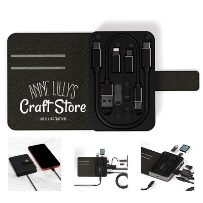 Compact Charging Cable Kit with Power Bank