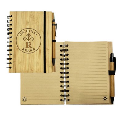 Bamboo Notebook 5.7" x 8.4"