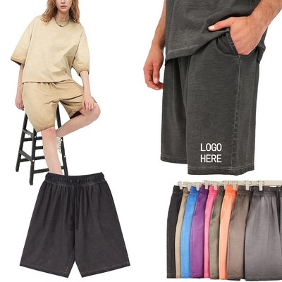 Vintage Streetwear Heavyweight Washed Ombre Shorts