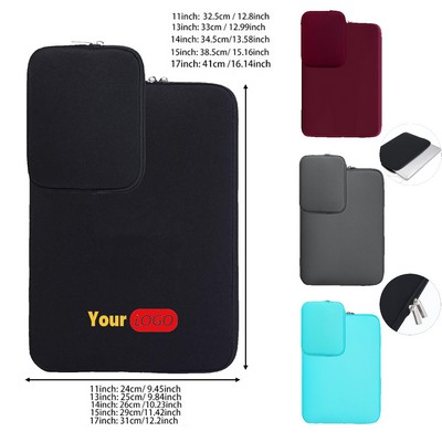 Waterproof Neoprene Laptop Bag with Matching Small Storage Case