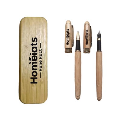 Pen Ballpoint Pen Wooden Set