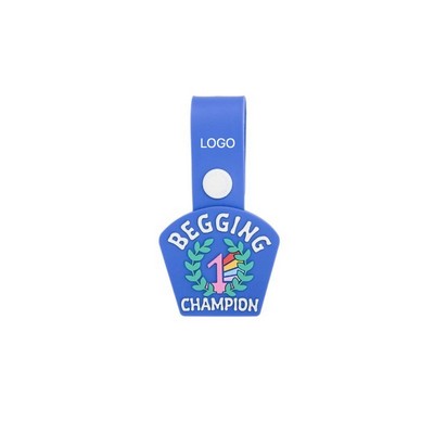 Custom Silent Silicone Pet ID Tag Personalized Anti-Lost Dog & Cat Name Plate Soft Rubber Pendant