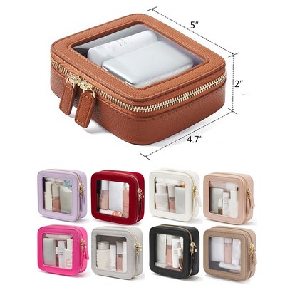 Clear Makeup Bag with Zipper