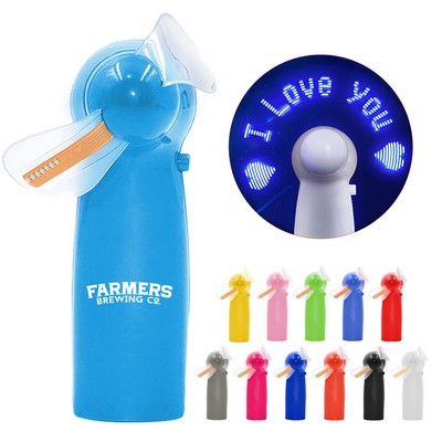 Custom Flashing MSrds Portable Handy Mini Fan