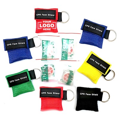 Emergency CPR Face Shield Keychain