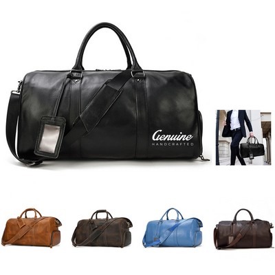 Leather Weekend Duffel Bag