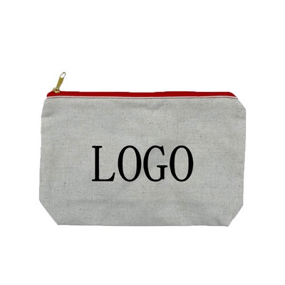 Eco-Friendly Cotton & Linen Cosmetic Tote