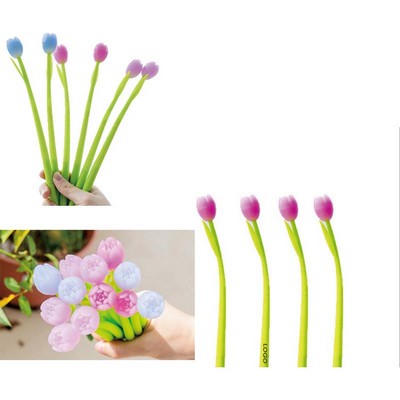 Silicone Color-Changing Flower Gel Pen