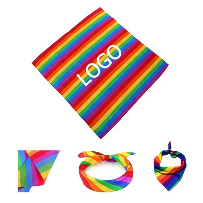 Express Yourself LGBTQ Pride with Rainbow Bandanas