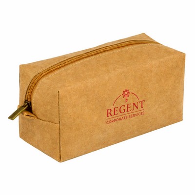 Washable Kraft Paper Cosmetic Bag