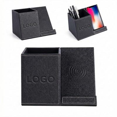 Pen Container With 15w Wireless Charging