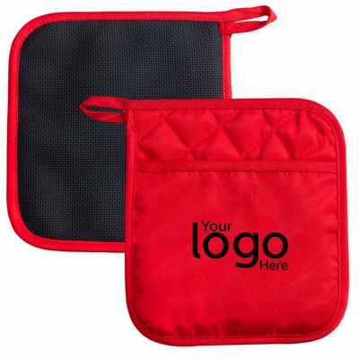 Oven Mitt and Heat Resistant Mat Set