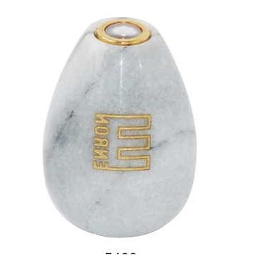 White Marble Egg Shaped Kaleidoscope - ON SALE, LIMITED STOCK