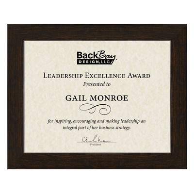 Huntington 8.5" x 11" Frame - Brazilian Walnut